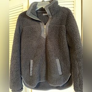 Abercrombie & Fitch Charcoal Women’s Fleece Jacket